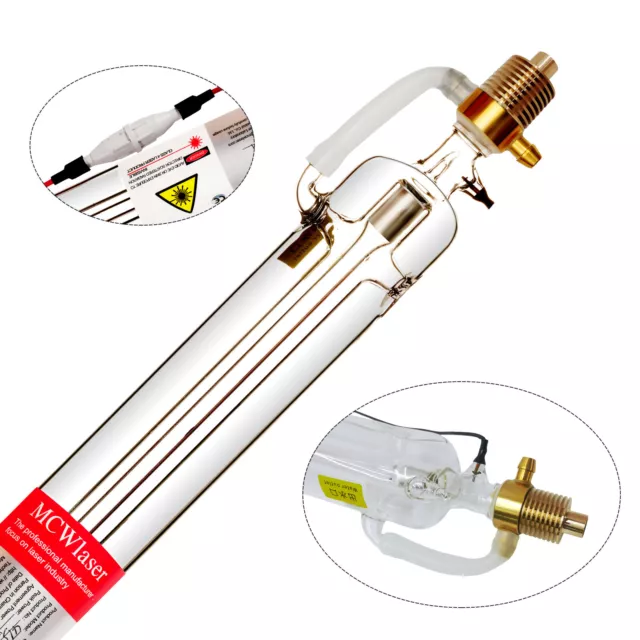 MCWlaser 80W-100W CO2 Laser Tube 125cm For CO2 Laser Engraver Cutting Engraving