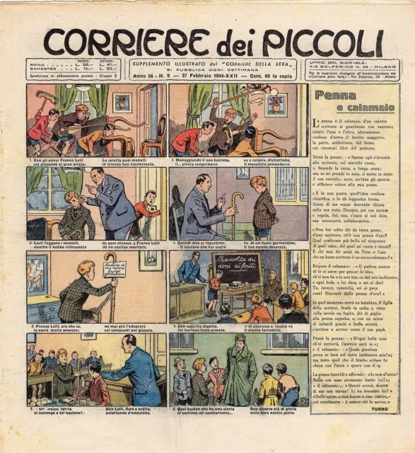 [Kmb] Corriere Dei Piccoli Anno 1944 Numero 9