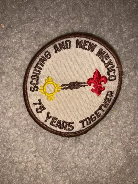 Boy Scout New Mexico Scouting 75th 75 Philmont BSA CP Anniversary Council Patch