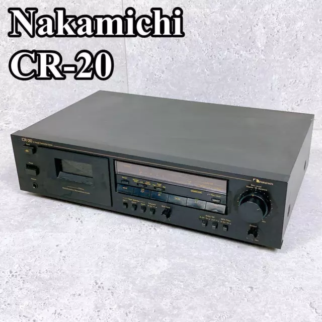 Rare Opération Confirmed Nakamichi Cr-20 Cassette Pont Lecteur