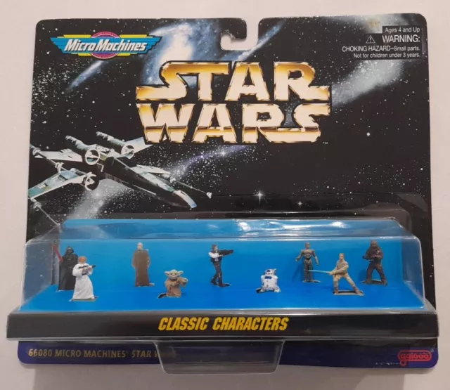 Star Wars Micro Machines Classic Characters Miniature Figures Galoob 1997 NEW