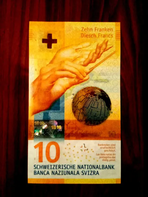 Switzerland Swiss 10 Francs Superb Gem Unc