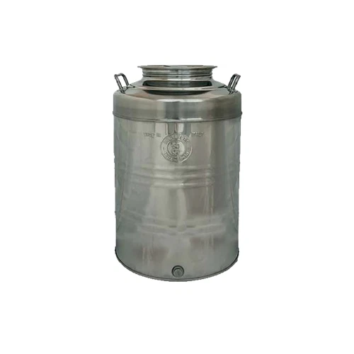 Récipient Tige Baril pour Huile Belvivere De 30 Lt en Acier Inoxydable Mise 1/2