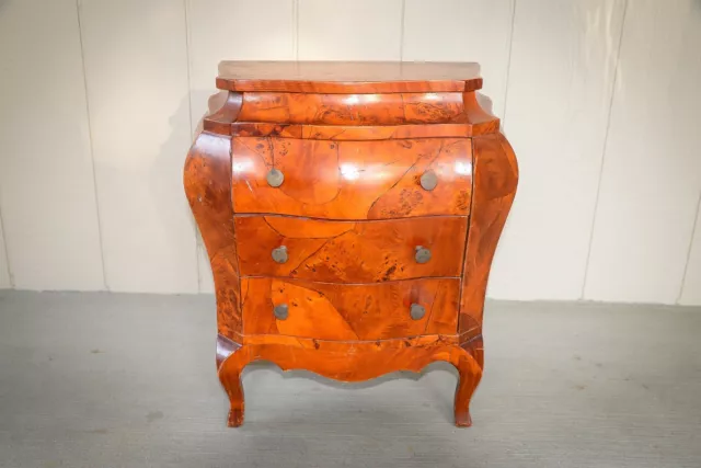 Vintage Small Italian-made Louis XIV Bombe Chest