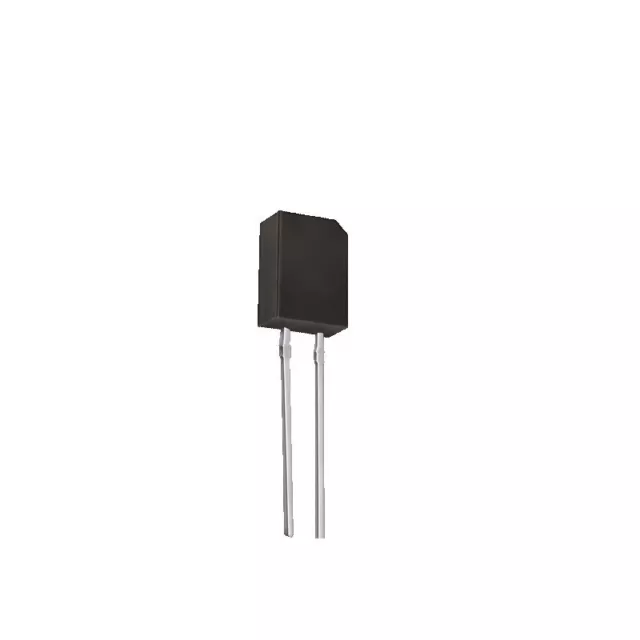 ELPD638B photodiode broche 980nm 32V 80μA noire vue latérale