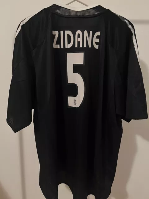 Camiseta Original Real Madrid 04/05, Zinedine Zidane, Talla XL