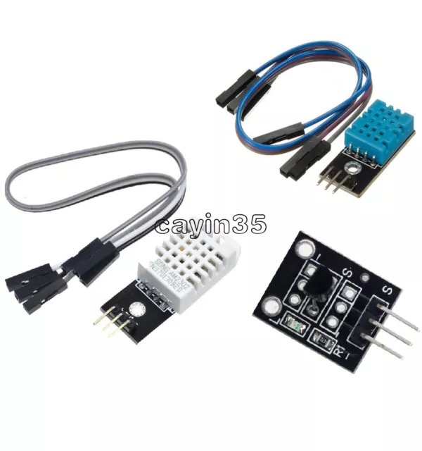 NEW DHT22/AM2302 DHT11 DS18B20 Digital Temperature and Humidity Sensor Module