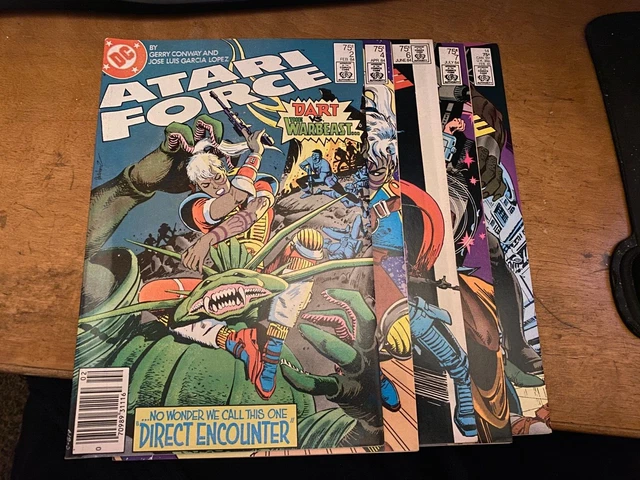 Atari Force issues 2, 4, 6, 7, and 14 (DC 1984-1985)