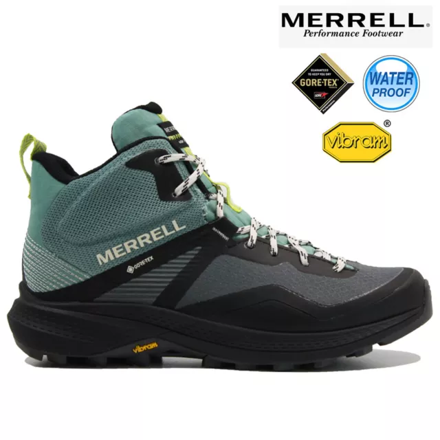 Ladies Merrell Hiking Boots Waterproof Goretex Ankle Walking Trail Trek Trainers