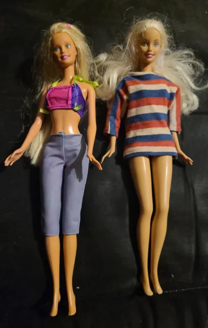 2x Bambola Barbie Vintage Mattel 1999 Mobile