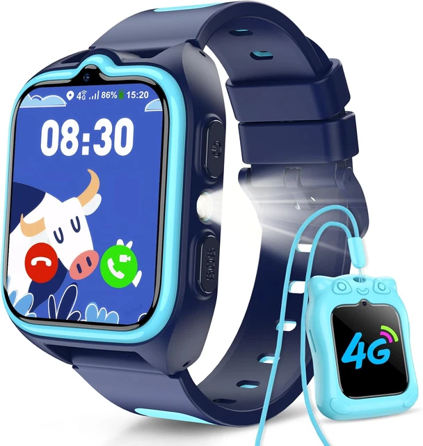 Verfit Smartwatch Per Bambini Con Localizzatore GPS (solo IOS), Contapassi, Monitoraggio Sonno, Giochi, Impermeabile IP68 – Regalo Per 5-12 Anni
