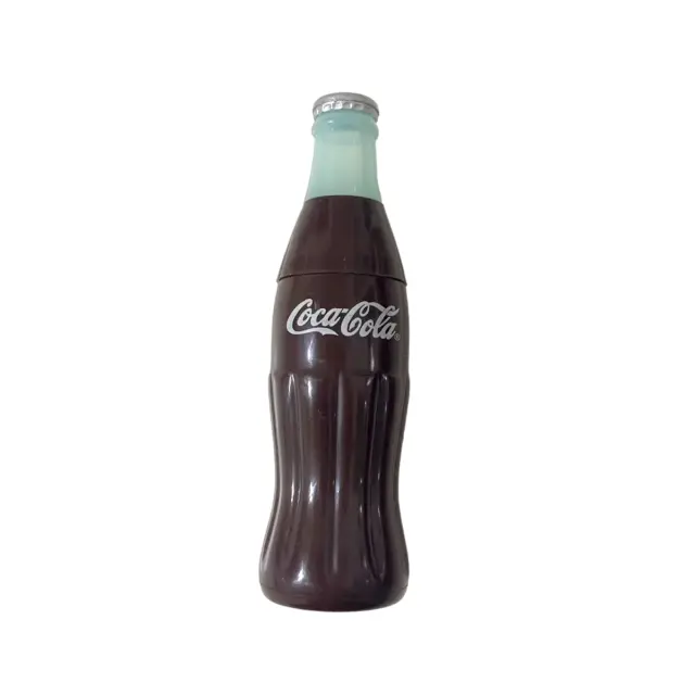 Coca-Cola Advertising Mini 3.75" Bottle Shaped Pencil Sharpener 1999 Vintage NOS