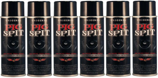 PIG SPIT "Original" Spray Cleaner Detailer 9 oz Can - Qty (6) (PSO) 83-1015