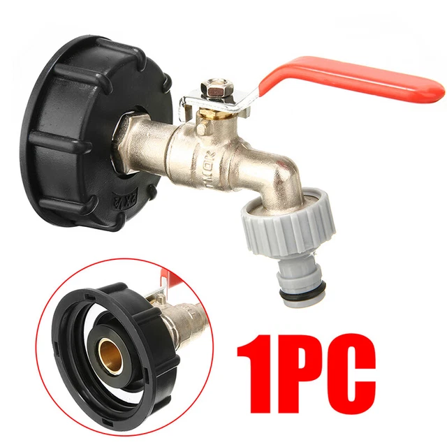 Adattatore serbatoio IBC S60X6 in ottone rubinetto 1/2" parti raccordo valvola di ricambio: St