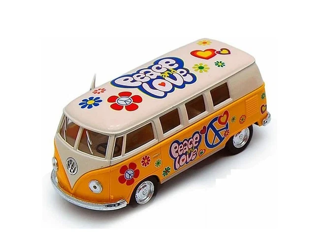 thumbnail image 2 of Kinsmart 1:32 Diecast 1962 VW Classical Bus – Red – Toy Model For Kids & Collectors 2 of 6