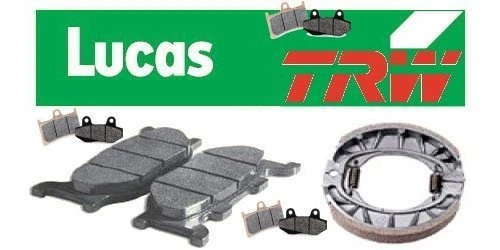 TRW Pastiglie Freno Yamaha YP 125 R, majesty SE02 Anno Fab. 98-00 Posteriore