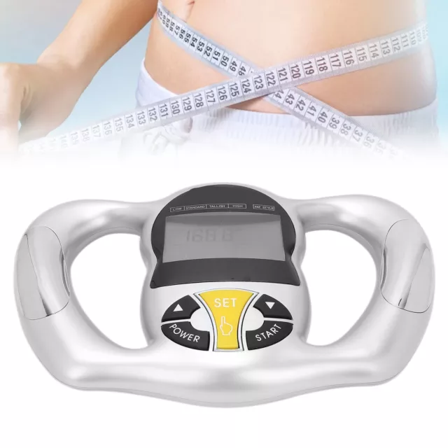 Fat Loss Monitor Handheld Measuring BMI Mass Index Body Fat Analyzer Basal