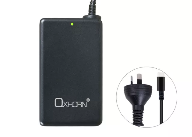 Oxhorn 65W AC Power Adapter USB-C Charger Power Delivery for Lenovo HP Dell A...