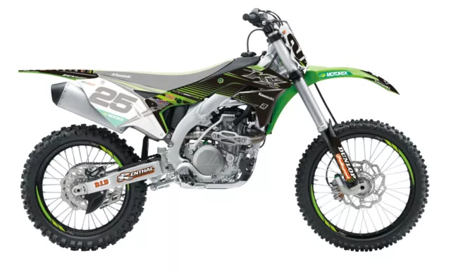 BLACKBIRD Kawasaki Factory Racing Dekor Kit passt an Kawasaki KXF 450 16-18