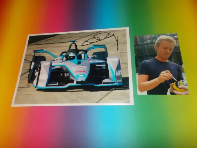 Nico Rosberg Formel 1 Weltmeister signed signiert Autogramm 20x28 Foto in person