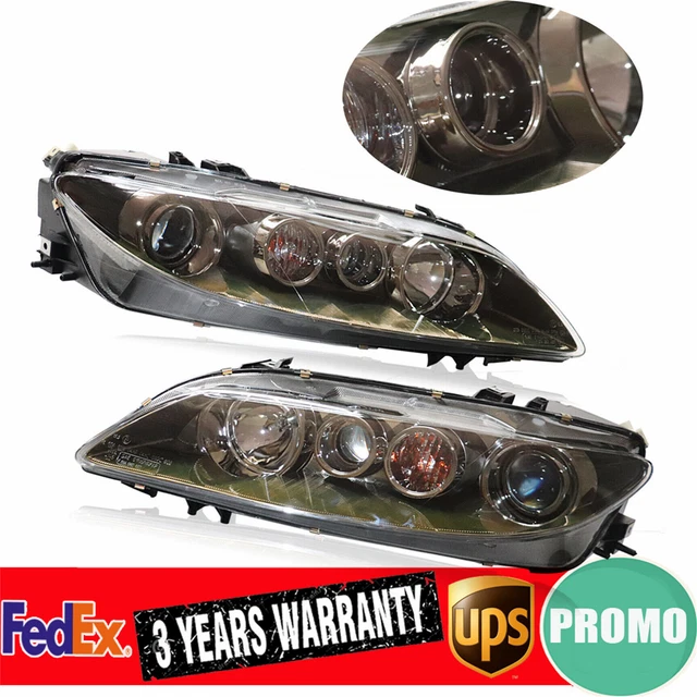 HEADLIGHT ASSEMBLY SET Left+Right Headlamp Assembly Fit Mazda 6 2006