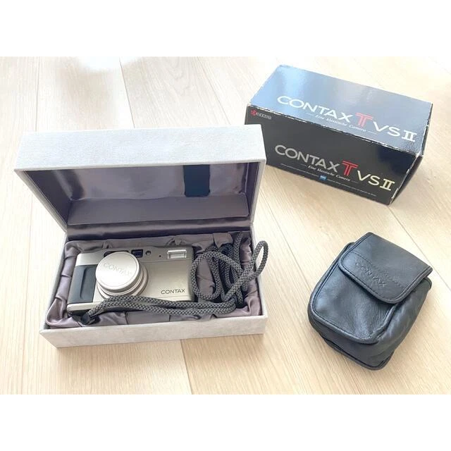 [NEAR MINT] Contax TVSII TVS II Point & Shoot 35mm Film Camera w/Box From JAPAN
