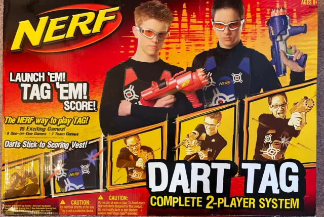 Hasbro, Inc. Nerf Dart Tag Two Player System W/ 7 Team Games