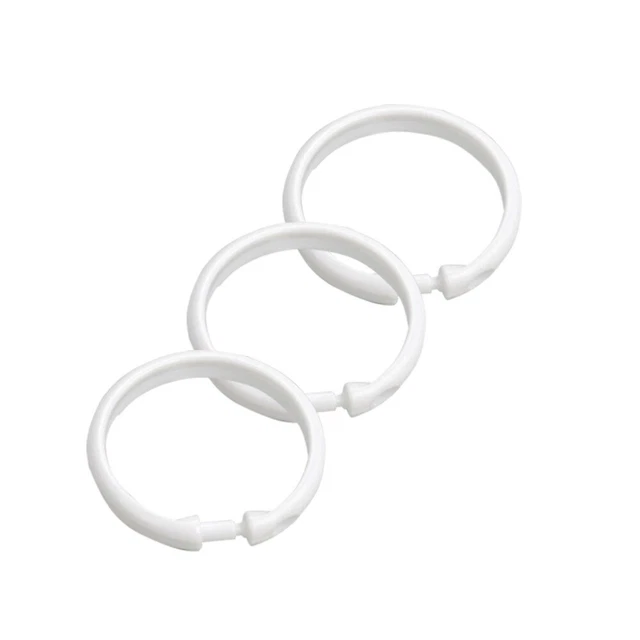 24 pz ganci per tenda doccia trasparenti fornitura bagno supporto tenda bagno