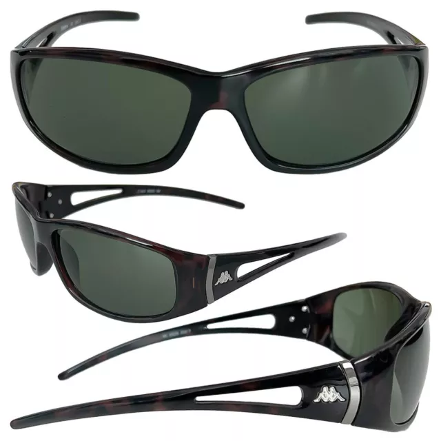 KAPPA Sonnenbrille Braun Damen Herren Rad Sport Brille UV 400 sportlich oval