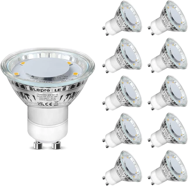 Lepro GU10 LED Glühbirnen warmweißes Licht 2700K 4W 325lm