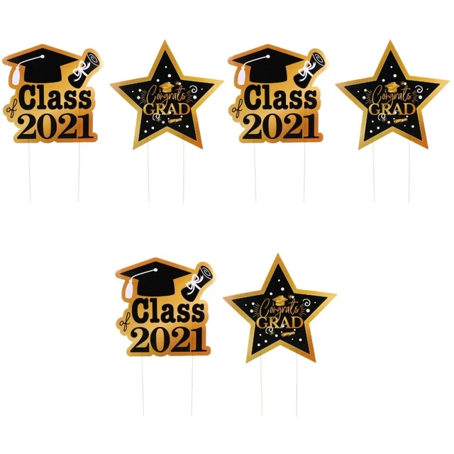 GRADUATION SEASON 3X Graduation Yard Signs Graduation Lawn Decoration ...