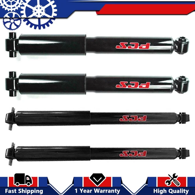 Front & Rear Shocks for 92 - 99 Chevrolet Suburban Tahoe Yukon K1500 4x4 4WD FCS
