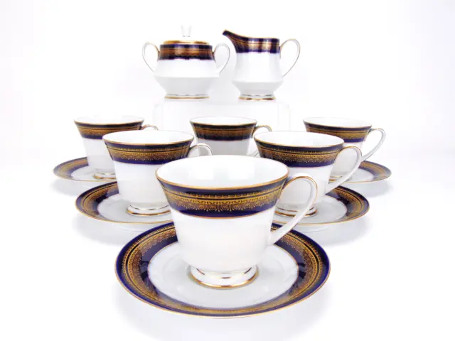 Vintage Legacy by Noritake Vienna Tea Set for Six 14pc Bone China 2796