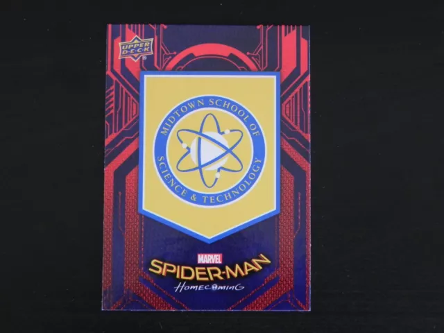 2017 UD Spider-Man Homecoming RB-27 Spider-Man Midtown School WALMART EXCLUSIVES