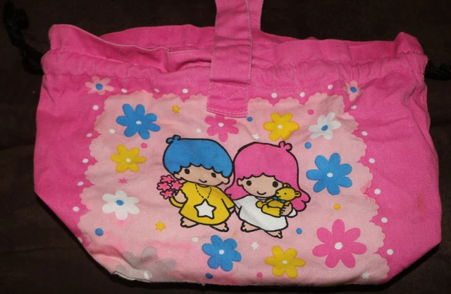 Vintage Little Twin Star Hello Kitty Sanrio Small Bag Drawstring Vintage Little Twin Star Hello Kitty Sanrio Small Bag Drawstring