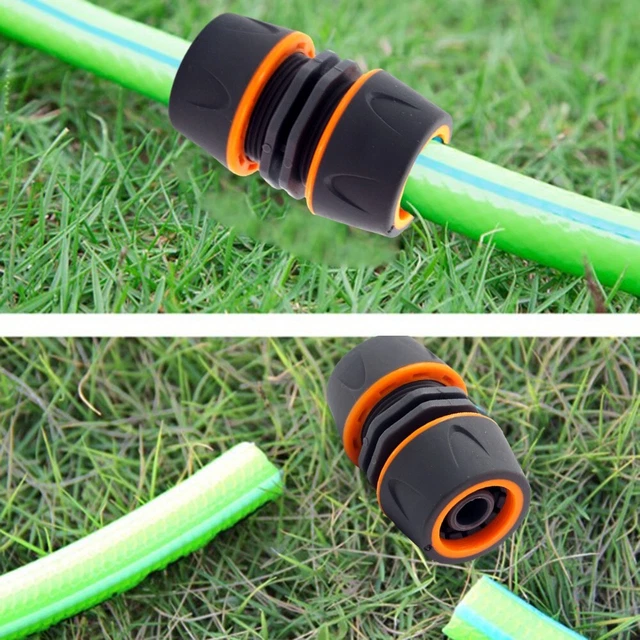 Litorange Raccord Coudé Pour Tuyau D'arrosage Industriel à 90 Degrés En Laiton - Raccord Coudé Pivotant Rapide - Taille Du Filetage 1,9 Cm + 2 Nettoyeurs Haute Pression