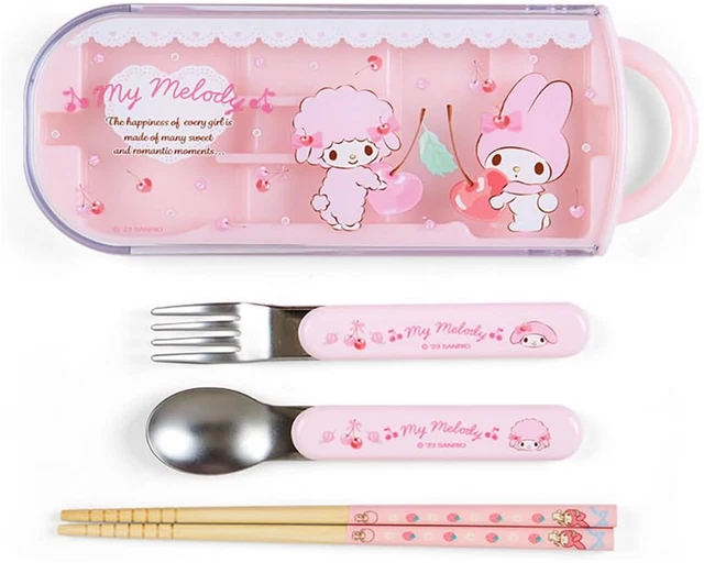 Boîte Bento Sanrio Japon – Cinnamoroll & My Melody – Enfant Acier Inox