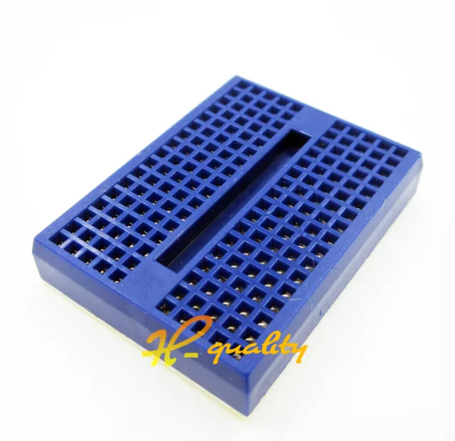 5pcs 170 Tie-points Mini Solderless Prototype Breadboard for Arduino Blue