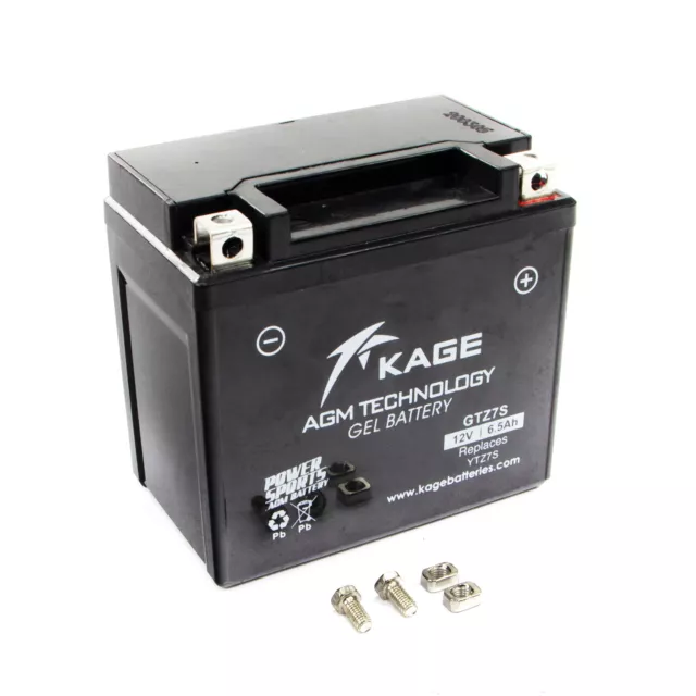 Batterie GEL KAGE YTZ7S für Honda NPS 50 PCX 125 SH 125 SYM Jet Mio 50 Red Devil