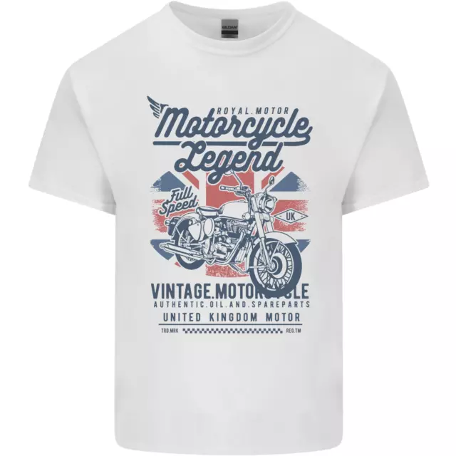 T-shirt top da uomo cotone Motorcycle Legend Biker