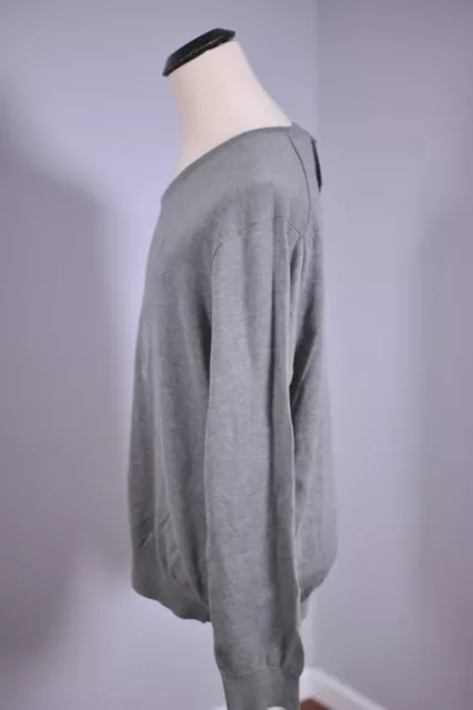 NWT POLO RALPH Lauren Pima Cotton V-Neck Sweater Gray Men's XL $0.99 ...