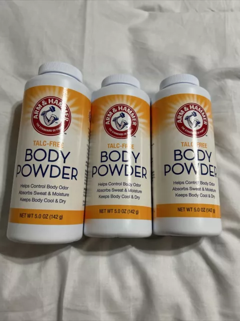 (Lote de 3) Bram & Hammer Free BODY Polvo Control de Olores 5 oz ea. -G
