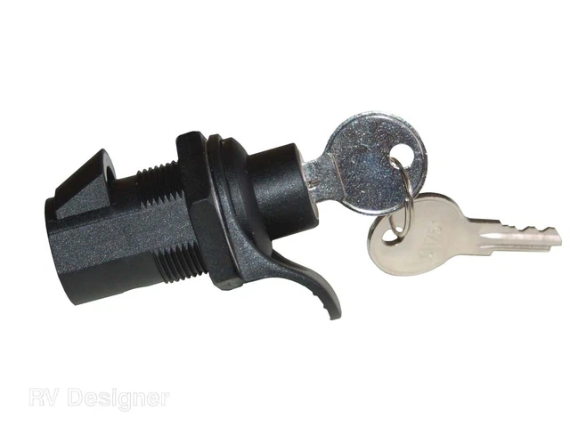 Rv Designer L532 Lock Cylinder; For Baggage Compartment Doors; Keyed Lock
