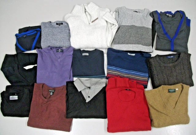 MEN'S KNITWEAR BUNDLE x 15 Various Sizes inc Blue Harbour, Next, Canda
