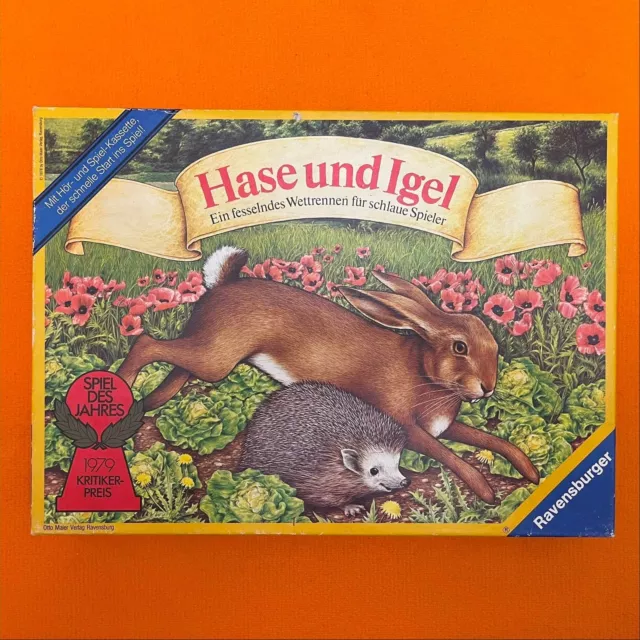 Hase und Igel - Ravensburger - geniales Spiel mit original Kassette - SdJ 1979