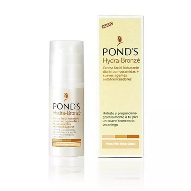 POND'S HYDRA-BRONZE CREMA FACIAL HIDRATANTE AUTOBRONCEADORA TONO CLARO 50 ml