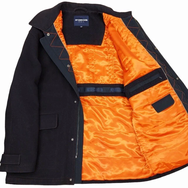 [Japan Used Fashion] Mcgregor Logo Tape Melton Donkey Coat Jacket Blouson Oversi