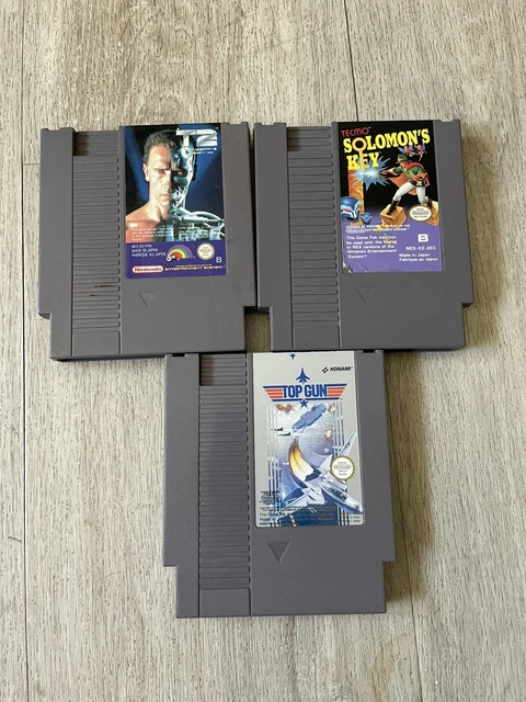 Lot De 3 Jeux Nintendo Nes
