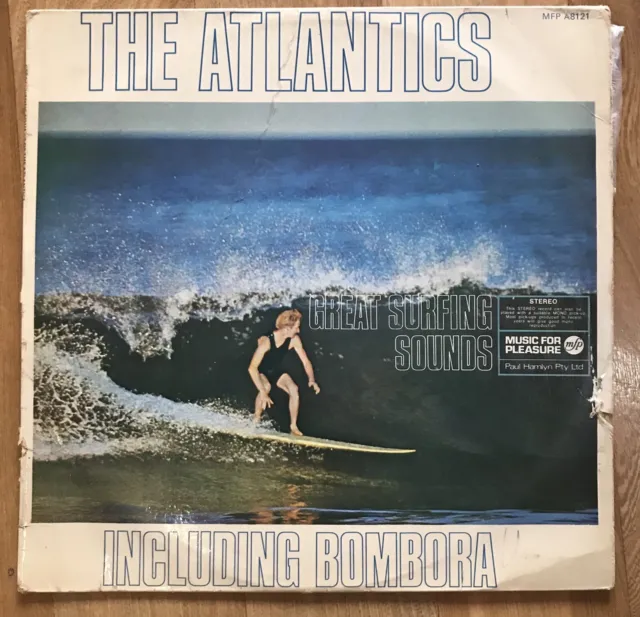 The Atlantics  Great Surfing Sounds LP including Bombora LP Australia vinyl