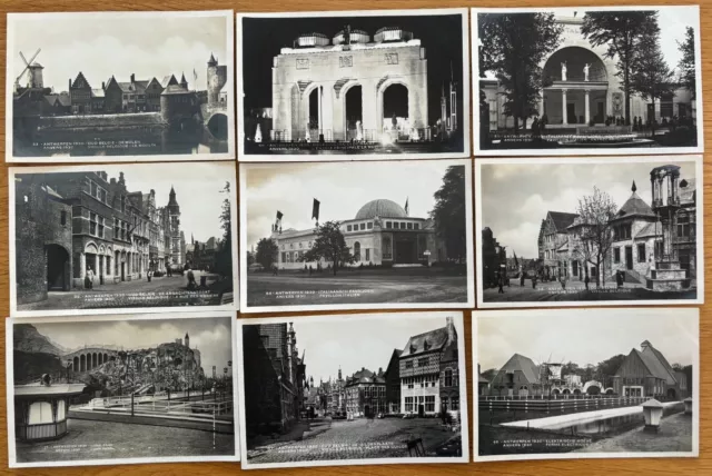 Lot de 23 x CPA: Exposition Internationale, Anvers / Antwerpen 1930